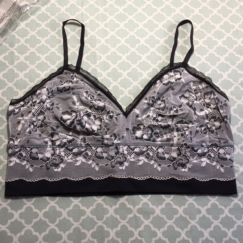 NEW Victoria’s Secret Body Lace Unlined Bralette L